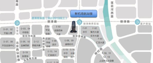 丽泽soho地图